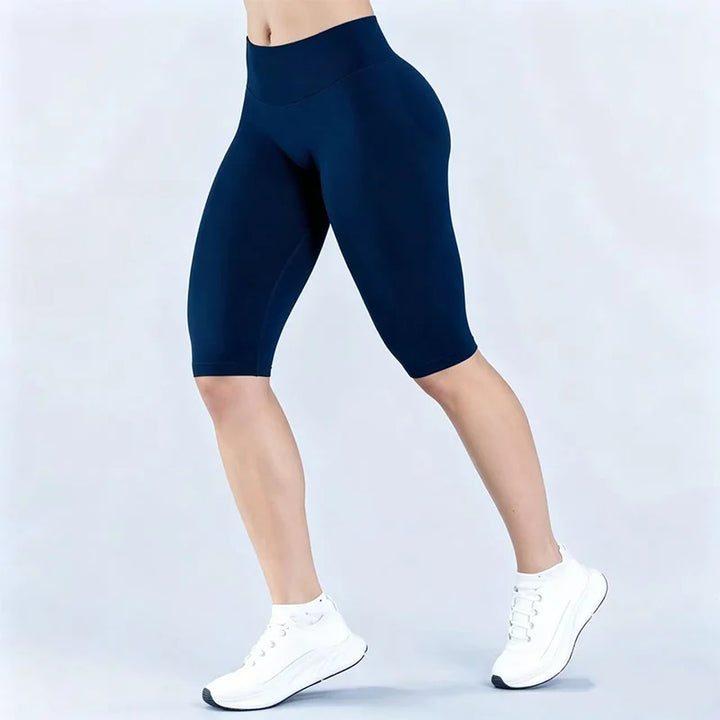 High-Waist Seamless Activewear Capri Leggings