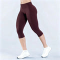 High-Waist Seamless Activewear Capri Leggings